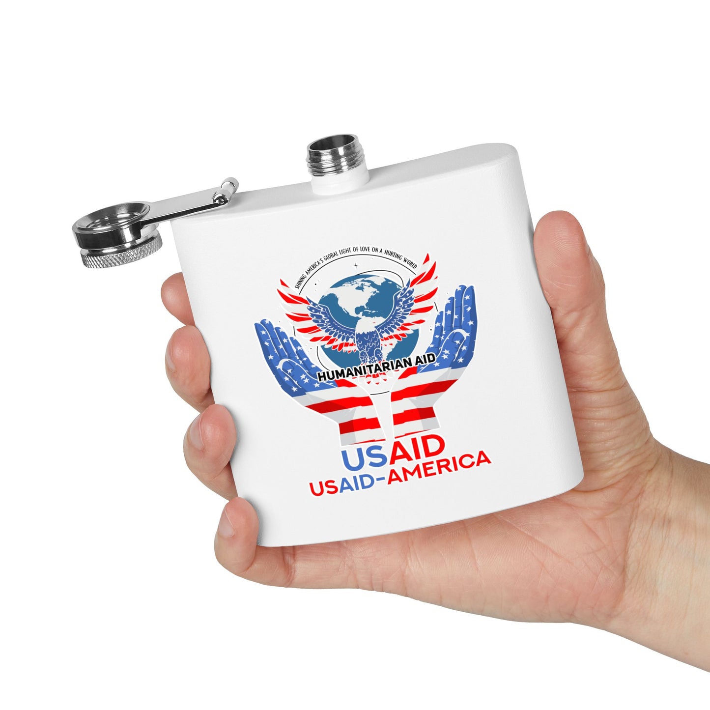 Humanitarian Aid Stainless Steel Flask