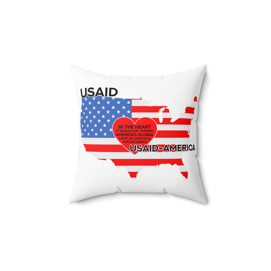 Global Light Of Love Square Pillow