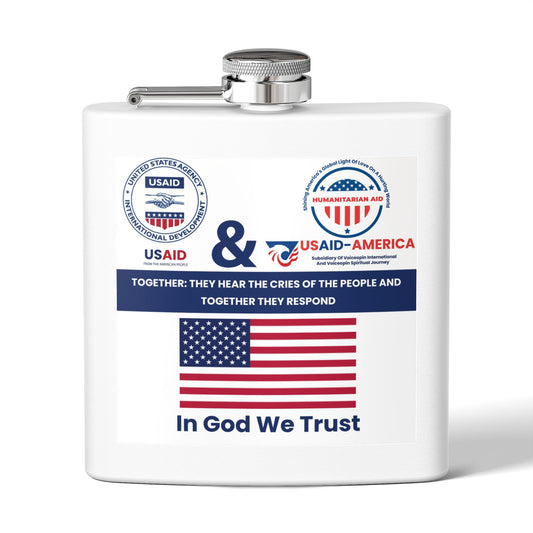 USAID & USAID-AMERICA: TOGETHER - Stainless Steel Flask